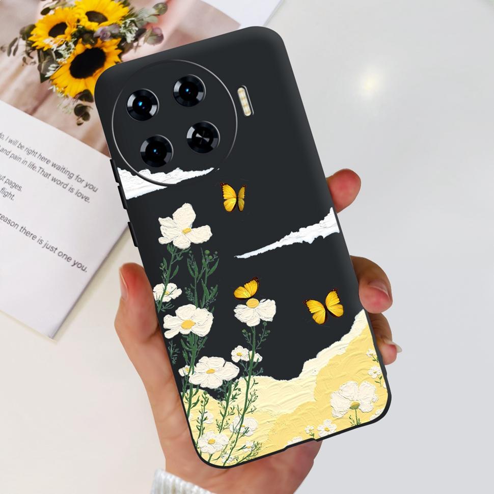 For Tecno Spark 20 Pro Plus Casing Cute Painted Cover KJ7 Soft Silicone TPU Phone Case For Spark20 Spark 20 Pro+ Bumper 6.78"
