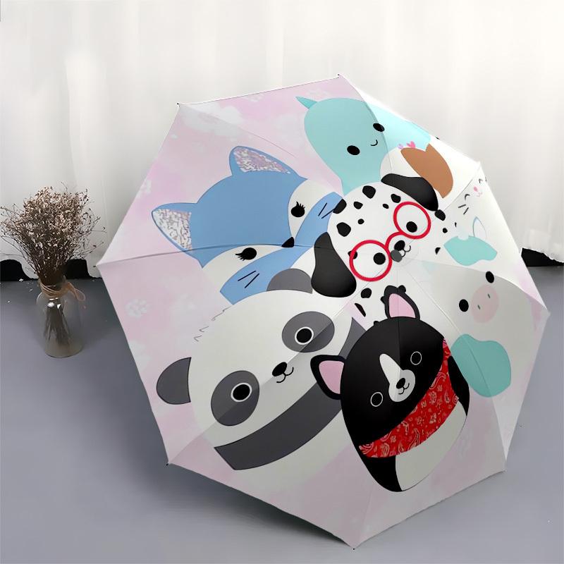 1pc Cute Animals Themed High-quality Umbrella,Automatic Opening and Closing Umbrella,Multi-functional Umbrella G0811228