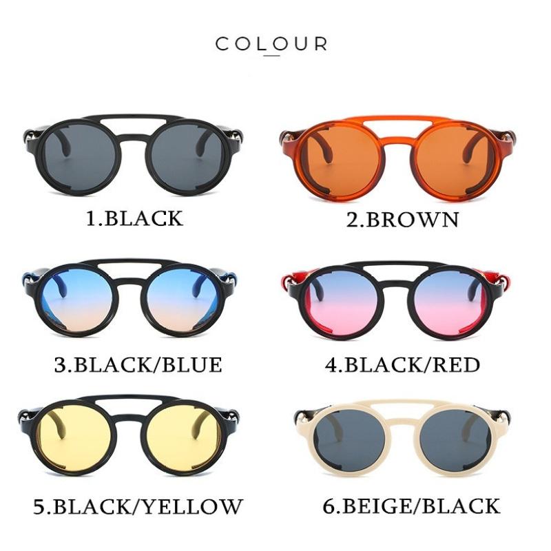 Винтажные солнцезащитные поляризованные мужские очки UV400 с круглыми линзами в пластиковой оправе для вождения