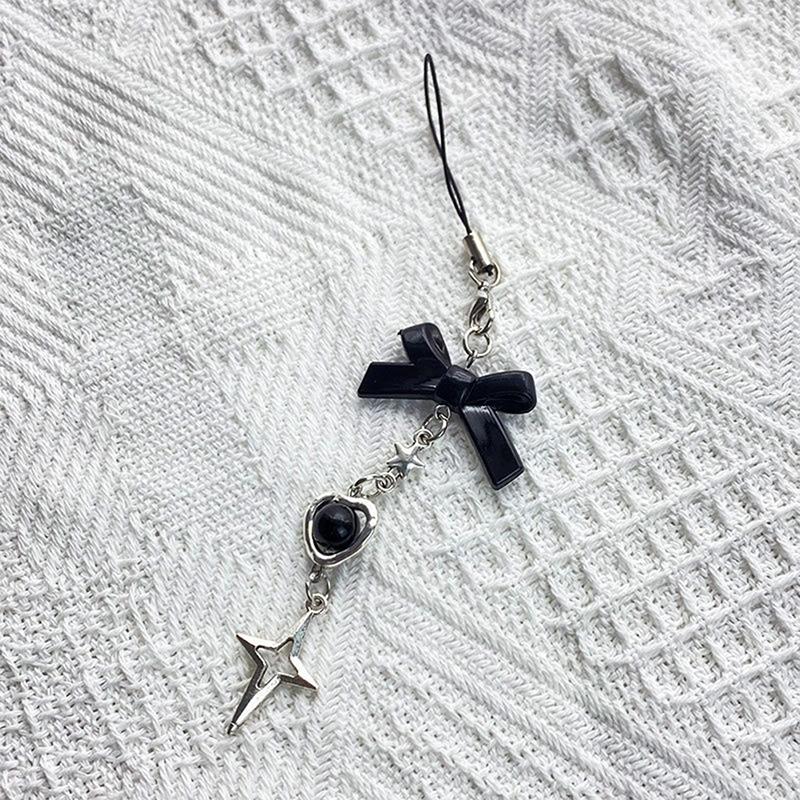 Pink Y2K Phone Charms Pendant Kawaii Key Chain For Bag Cute Accessories Women Girl Strap Lanyard Beaded Ins Korea