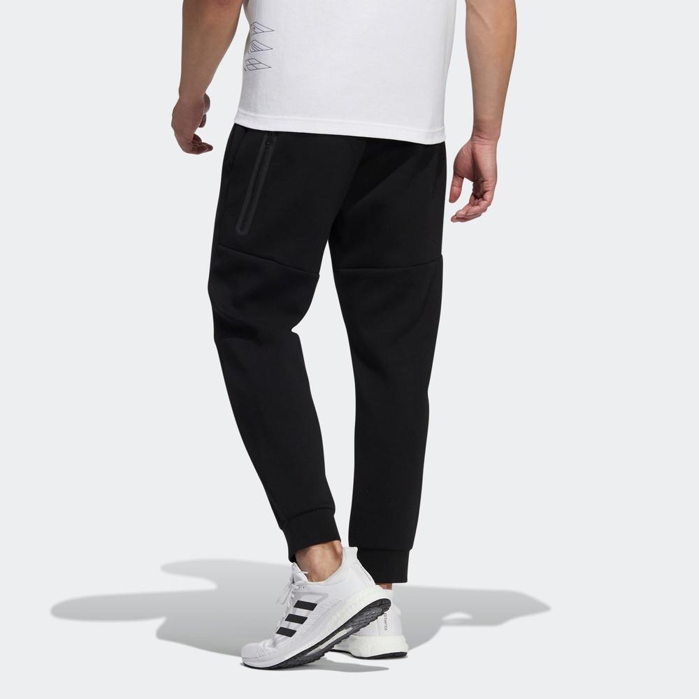 adidas Однотонные спортивные брюки мужские, черные, H39217