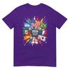 2026 Soccer World Usa Flag Burst Fan Tee TShirt