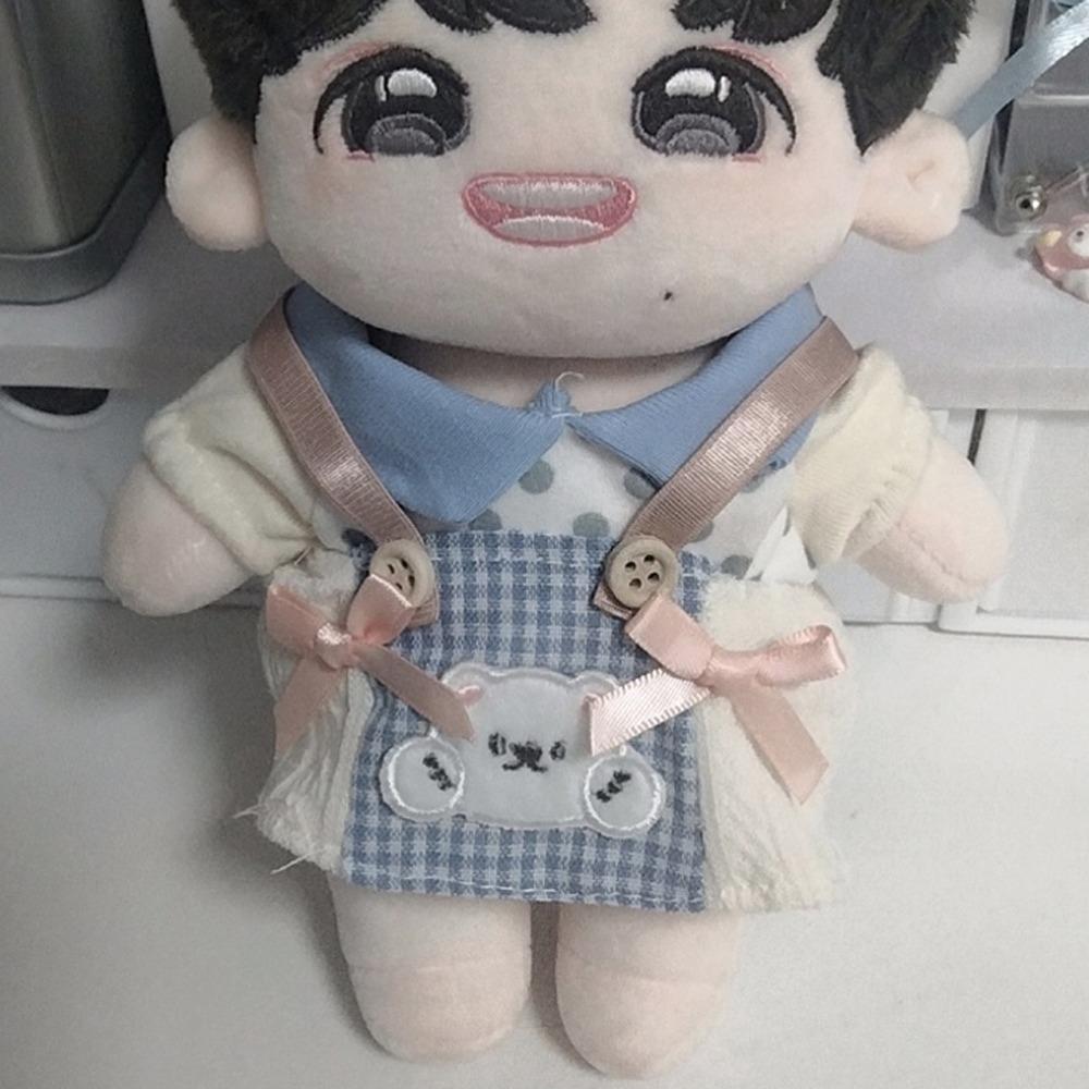 Замеченный Топ 20 см Одежда для куклы Наряд Шляпа Маленький медвежонок Набор одежды для куклы 10/20 см Хлопковая кукла