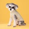 Pet Clothes Autumn and Winter Fashion Candy Color Sweaters for Dogs Cute Pets Solid Color Cable Knit Pullovers