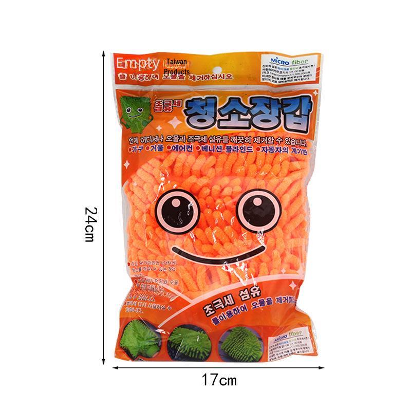 Двусторонняя шенилловая коралловая перчатка для мытья автомобиля