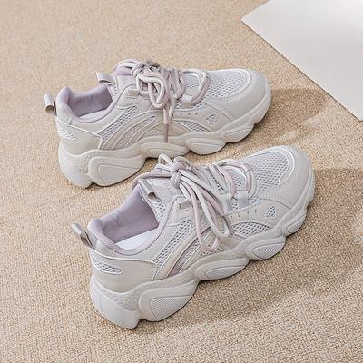 Новая универсальная спортивная повседневная обувь, кроссовки на толстой подошве, женская спортивная обувь для бега