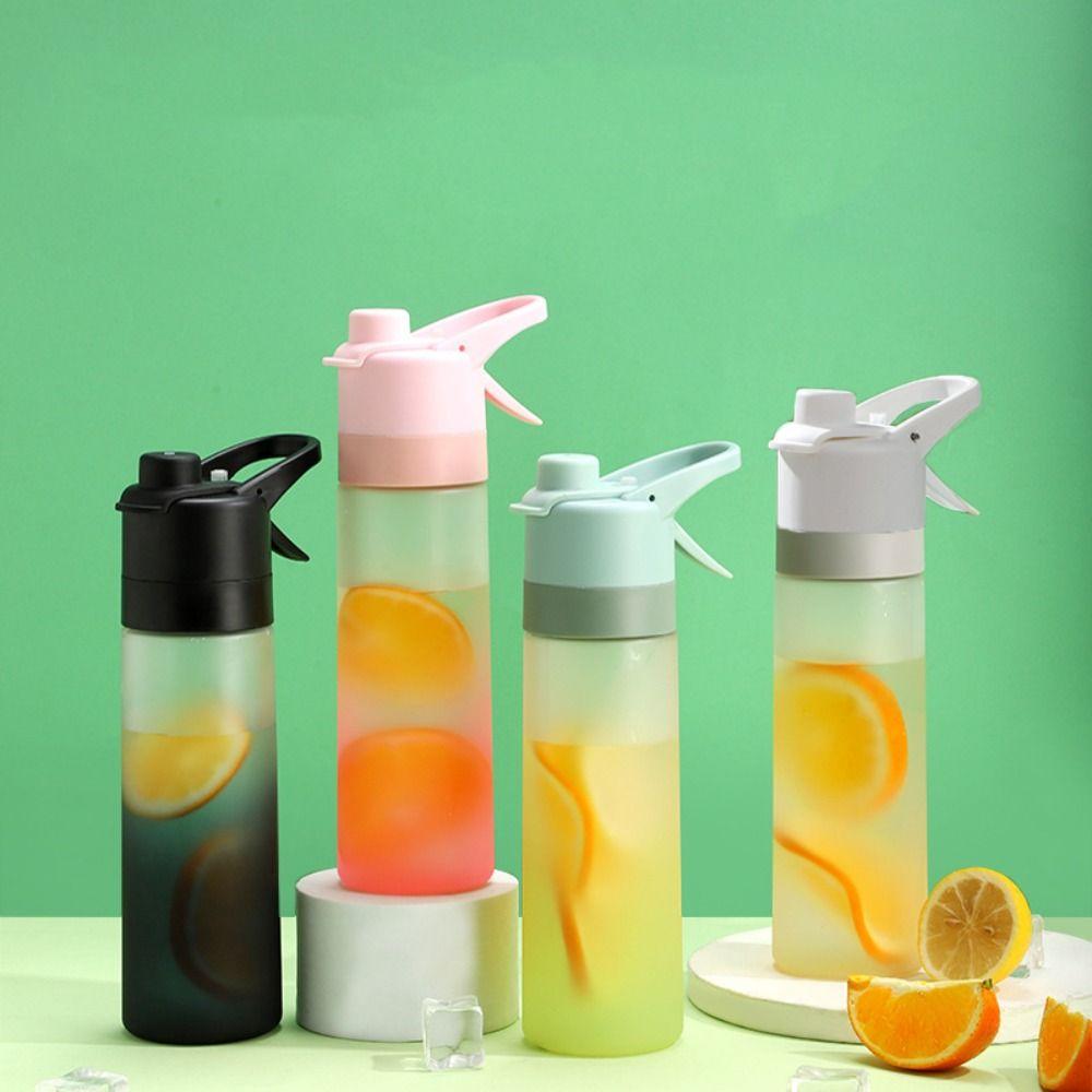Пластиковый спрей для воды, спортивная бутылка, градиентный цвет, 700 мл, спортивная, фитнес-чашка для воды, матовая, большой емкости, дорожные бутылки для студентов