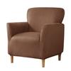 Cover For Small Armchair S, Velvet, Brown