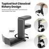360° Rotating Headphone Stand Adjustablet No Punch Desktop Headset Holder Gaming Headse Desk Hanger Hook For Sony Bose Headphone