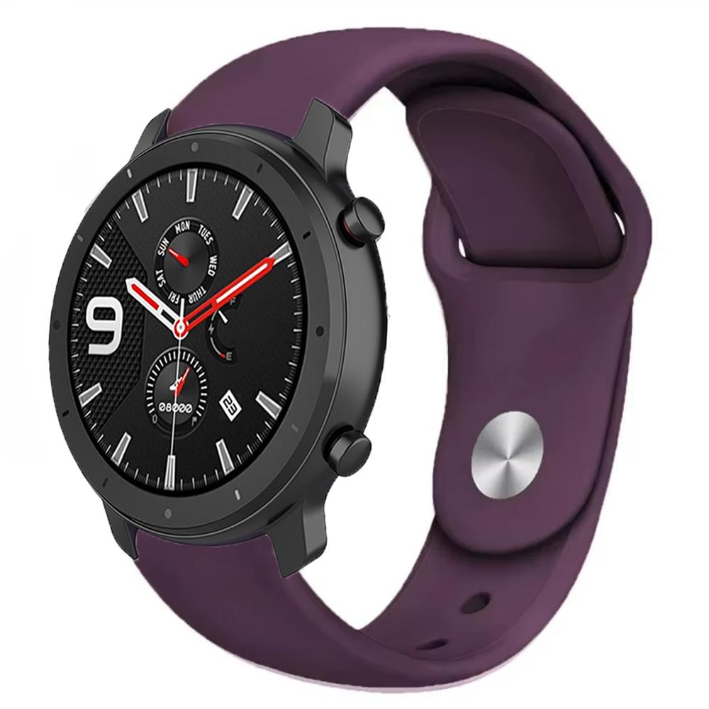 Силиконовый ремешок 22 мм 20 мм для Amazfit GTR 47 мм/Balance 2 1/Bip 6 5/GTR 3pro Спортивный браслет для Amazfit Active 2/GTS 4 mini 3 Ремешок