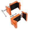 2pcs Cabinet Claw Aluminum Alloy Cabinet Claw Clamps for Installing Cabinetry Face Frame Orange