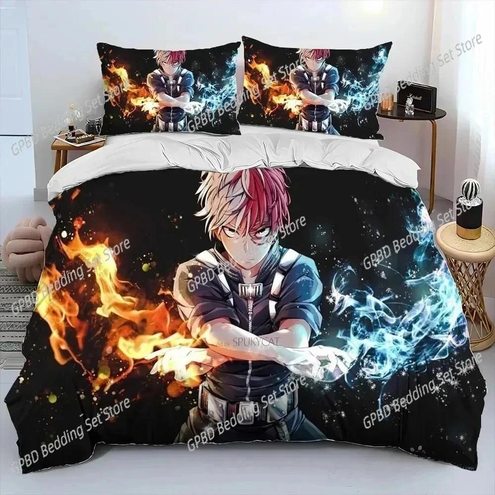 3D Print Anime My Hero Academia Izuku Deku 3D Duvet Cover Bedding Set Comforter Linen Pillowcases Home Decor Single King Queen