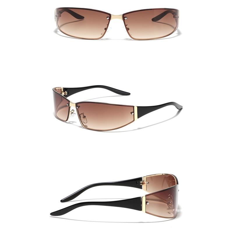 Металлические солнцезащитные очки Летняя мода Защита от ультрафиолета Стильные прочные легкие удобные