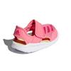Adidas Fortaswim Space Leather Casual Sandals Baby Footwear Pink White AC8299