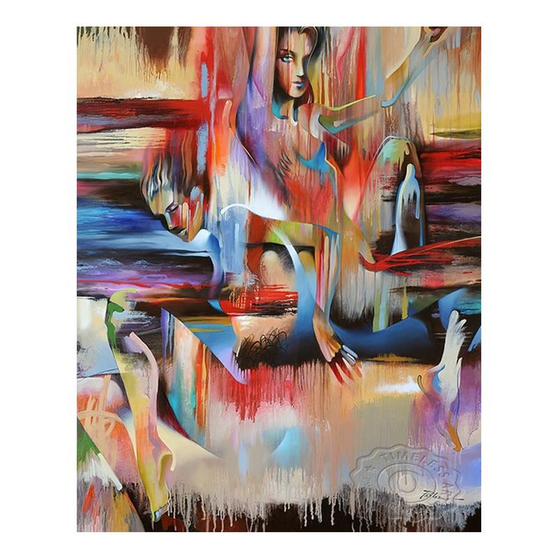 Минималистичный абстрактный сексуальный обнаженный рисунок, женский холст, живопись, постеры, настенные картины, принты для дома, Декор в гостиную