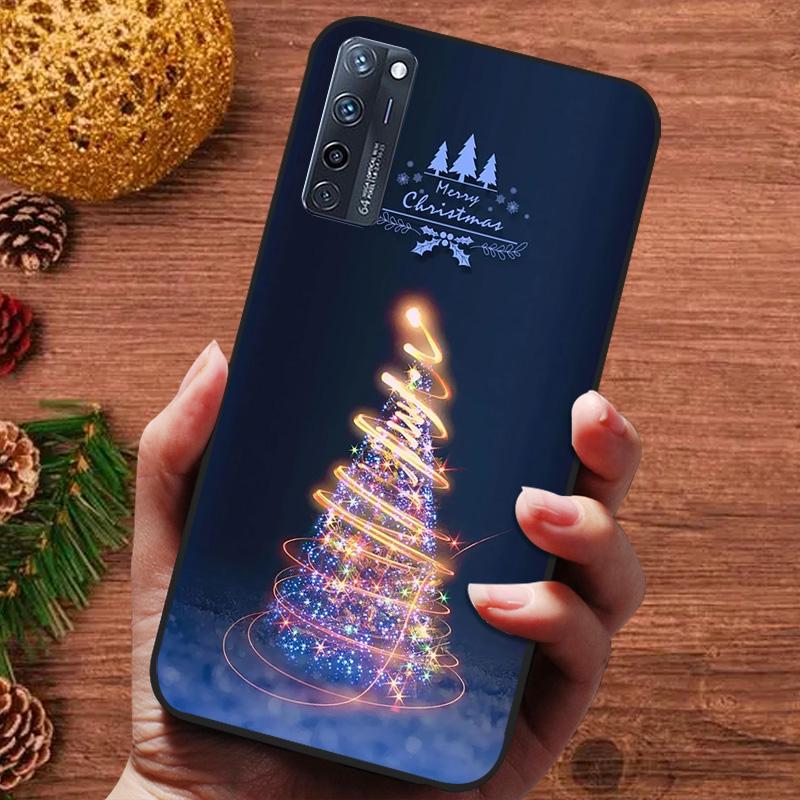 Рождественская расписная крышка для ZTE Axon 20 4G 5G Чехол Силиконовый мягкий чехол для телефона для ZTE Axon 40 30 Pro Ultra A20 A2121 Capa Fundas