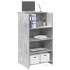 VidaXL Reception Desk Concrete Grey 55x50x103.5 Cm Engineered Wood, Reception Counter, Salon Reception, Counter 859018