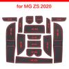 Противоскользящий коврик для чашки в пазу ворот, подходит для MG ZS 2017-2024, аксессуары, дверной паз, нескользящая подкладка, резиновая подставка
