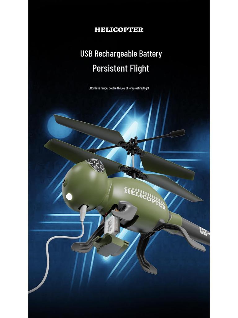 USB Rechargeable 3.5-Channel Remote Control Helicopter - Durable and Crash-Resistant Model Toy