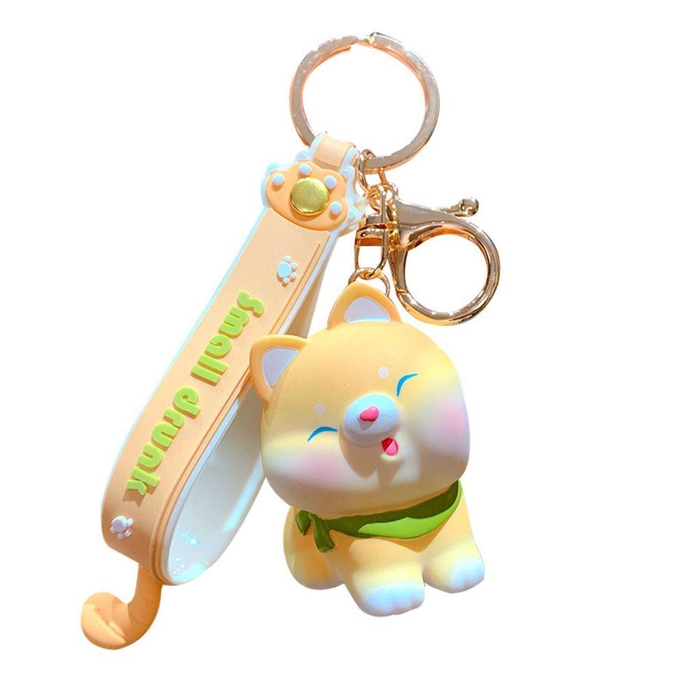 Cute School Bag Pendant Creative Couple KeyChain New Pig Pendant Men Women