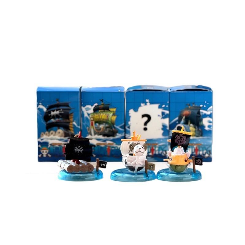 Набор моделей пиратских кораблей One Piece для детей, ПВХ, коллекционные фигурки, декор для стола, подарок