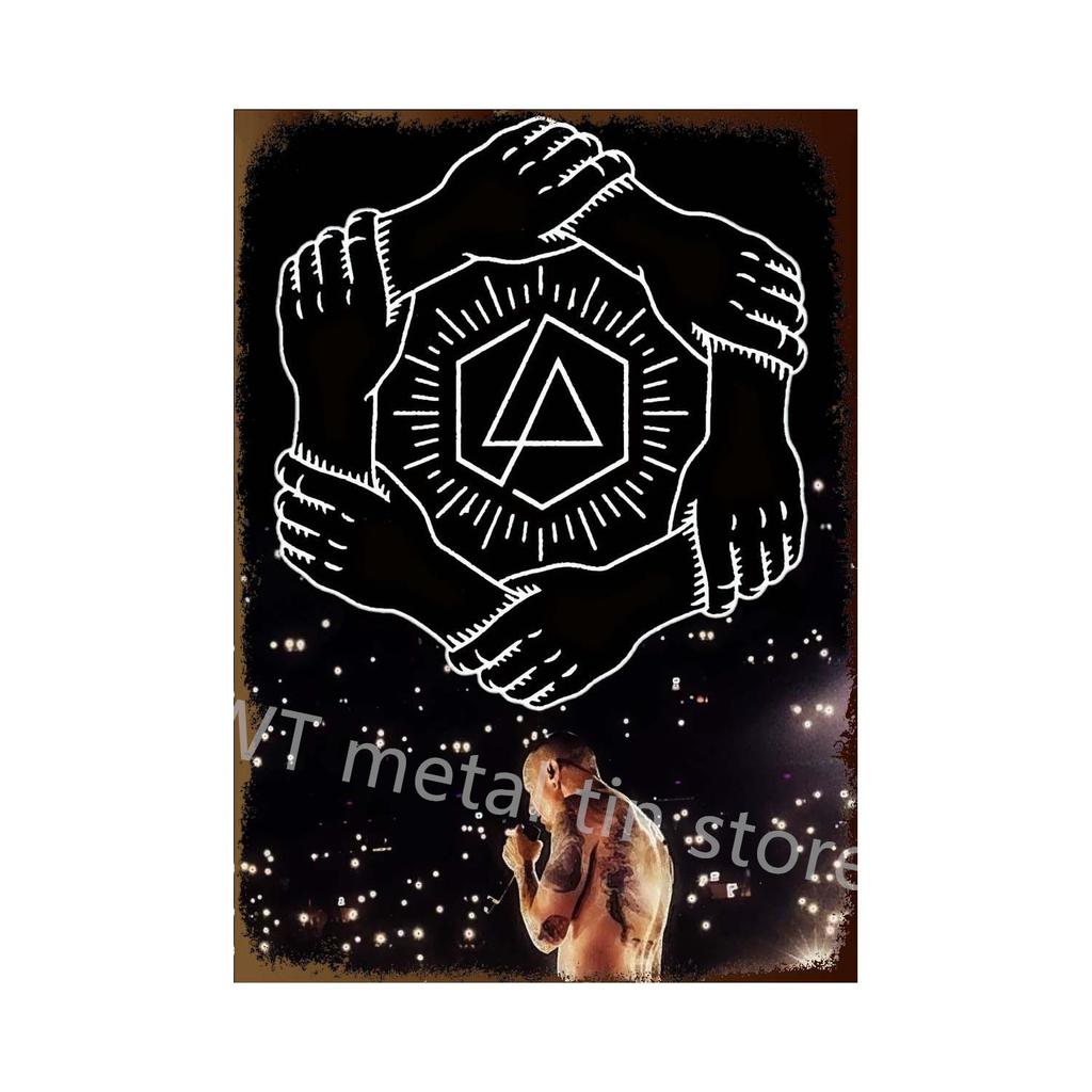 Ретро-плакат музыкальной группы, металлическая табличка, жестяная табличка, винтажная рок-н-ролльная тарелка для домашнего бара, декоративные наклейки, декор стен гостиной