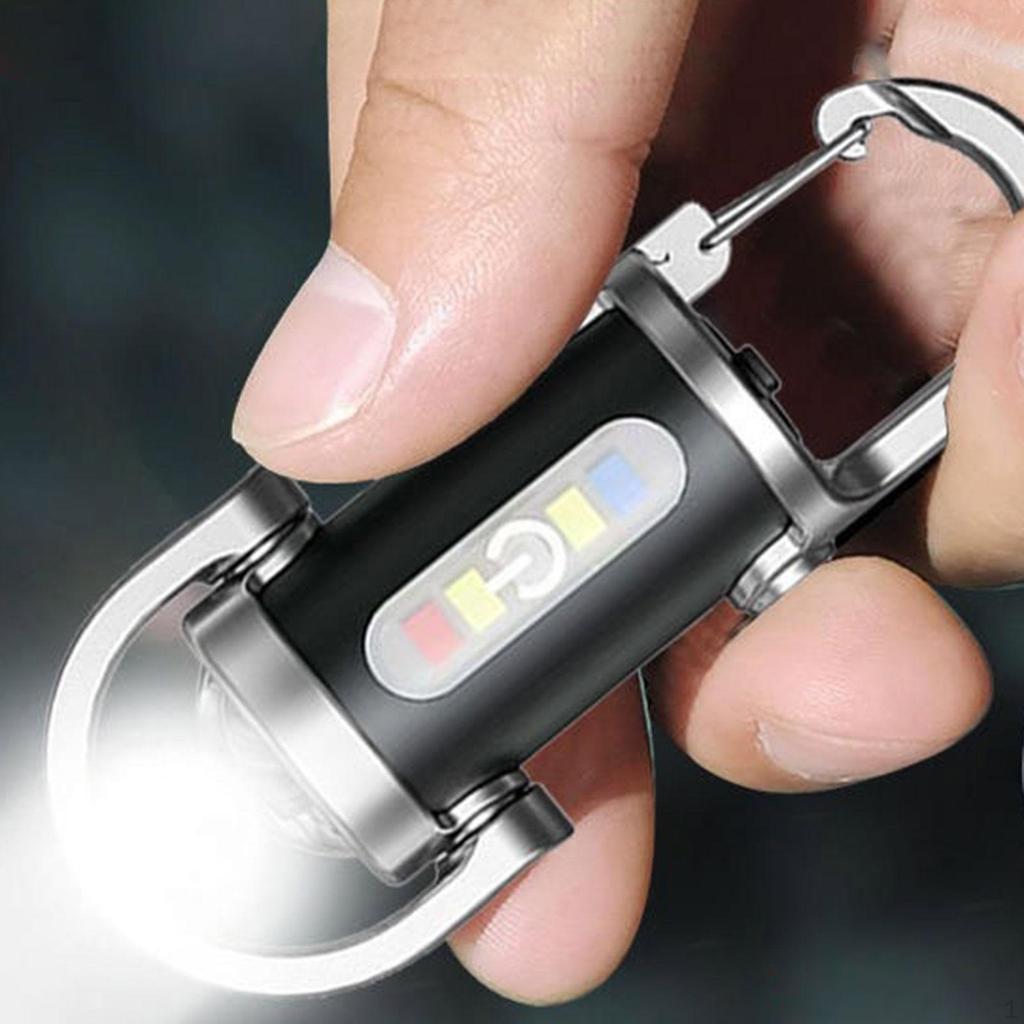 Keychain Flashlight Pocket Mini Rechargeable Emergency Light for Dog