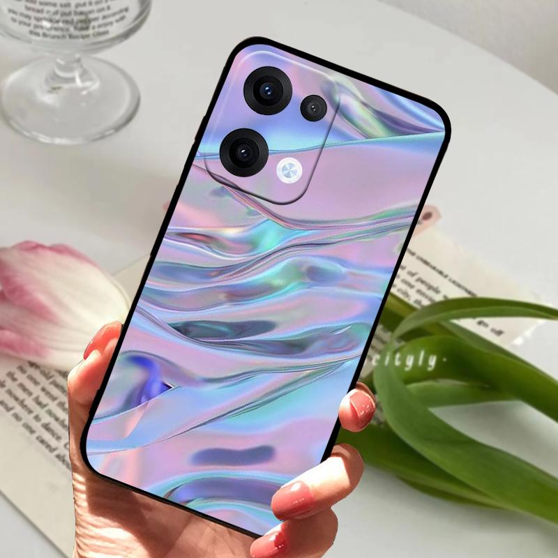 Чехол для Oppo Reno13 Pro Reno 13 12 5G Милое Животное Мягкий Силикон ТПУ Чехол для Телефона Для Oppo Reno12 Pro Защита Fundas Сумка для Телефона