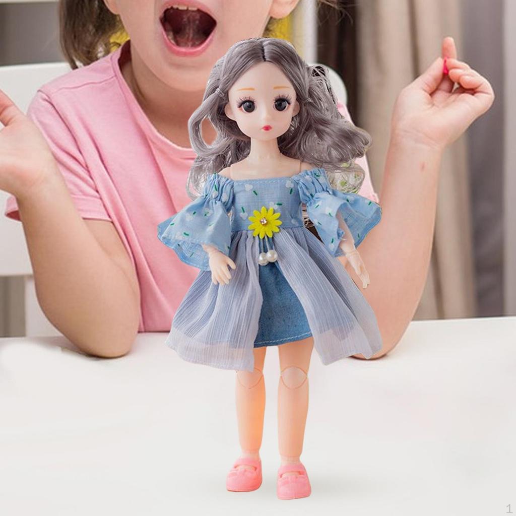 Куклы BJD 1/6, 12-дюймовая кукла, шарнирная кукла, игрушка-подарок для ребенка-феи с полным комплектом одежды и париком