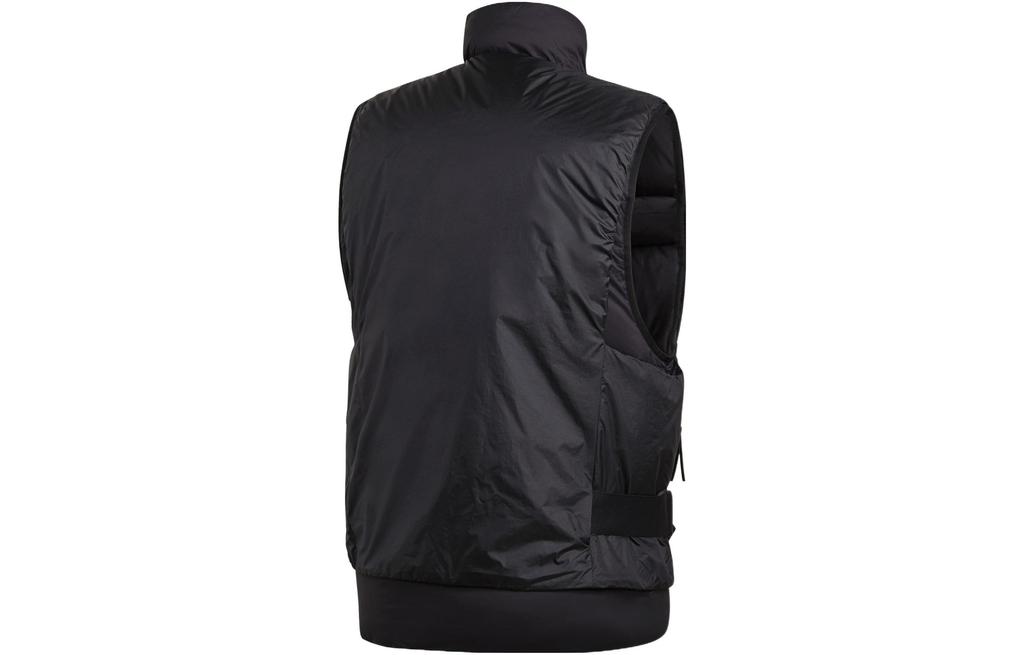 adidas Жилеты Мужские Черные С воротником-стойкой Умеренные Прямого кроя FT2417