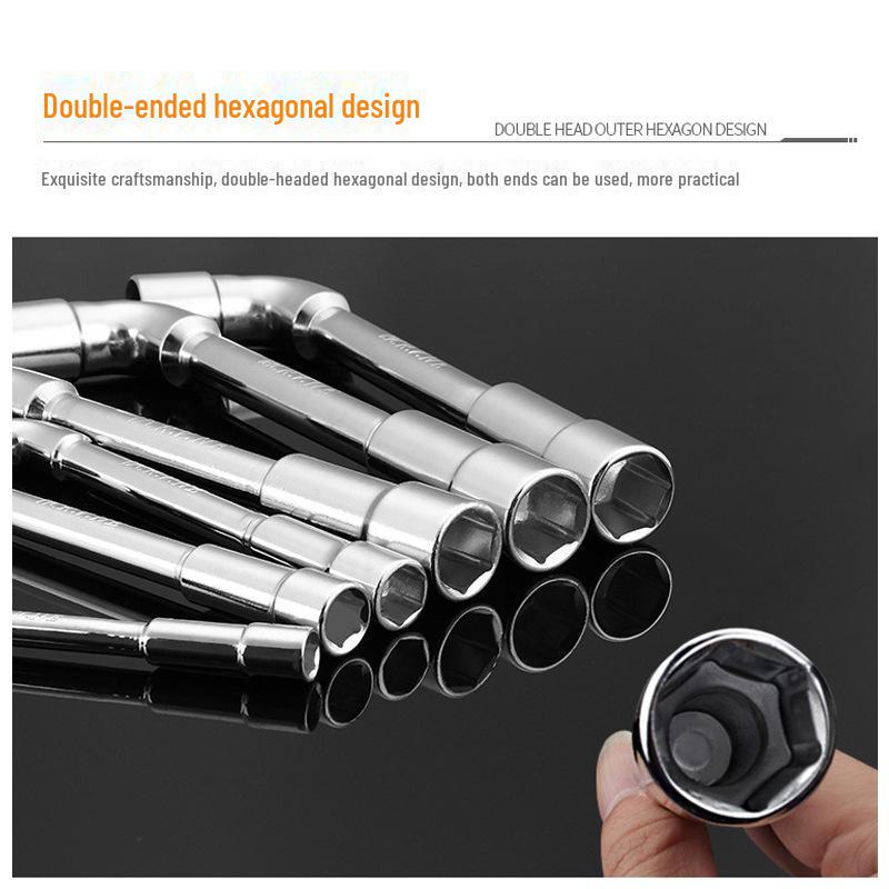 Зеркальный Г-образный шестигранный торцевой ключ - Набор инструментов для труб и метизов