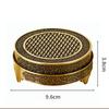 Retro Embossed Jewelry Storage Box Metal Jewelry Box Necklace Earrings Ring Jewelry Organizer Multi-functional Organizer
