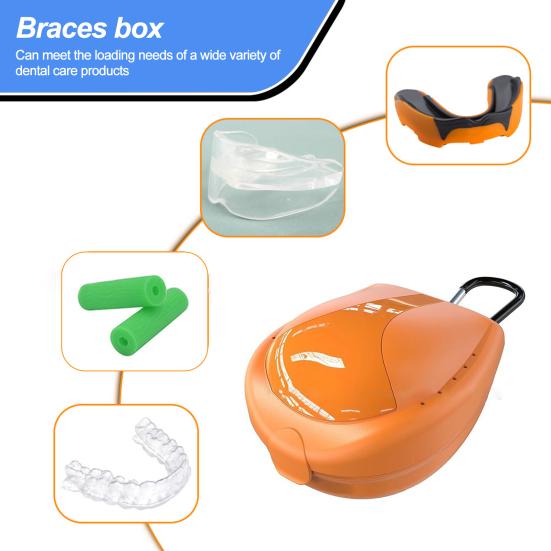 Коробка-держатель для спортивных кап для взрослых Бокс Тхэквондо Капа для рта Чехол для хранения Портативный Пылезащитный Пластиковый Футбольная капа Фитнес-капы