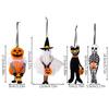 Halloween Wall Hanging Ornaments Pumpkin Ghost Skeleton Black Cat Decor for Home Party Festival Halloween Decoration Pendant