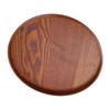 Solid Wood Wooden Plate Round Shape Food Server Coffee Serving Tea Tray  Restaurant