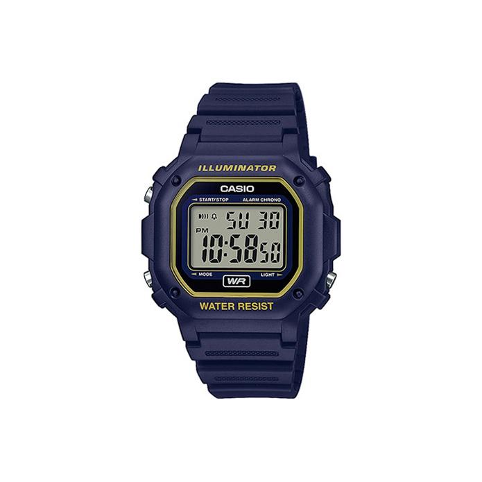 Casio Мужские ПОДРОСТКОВЫЕ Синие Часы F-108WH-2A2EF F-108WH-2A2EF