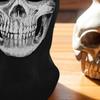 Хэллоуин Маска Привидения на Все Лицо Череп Страшное Привидение Скелет Мотоциклетная Велосипедная Маска-Балаклава для Хэллоуина Косплея Хэллоуин