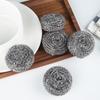 Stainless Steel Wool Cleaning Ball with Large Handle - Rust-Free, No Residue, Ideal for Washing Dishes and Pots