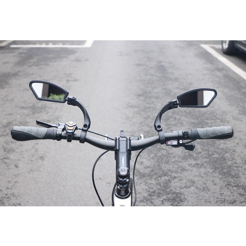 Bicycle Mirror 360 Degree Rotate MTB Road Bike Rearview Handlebar Mount Flexible Safety Cycling Back Mirror Folded Blind