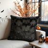 3D Bat Pillow Cover Halloween Decoration Cute Black Bat Theme for Party Suitable for Rooms Porch Benches