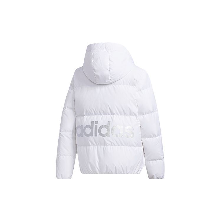 adidas Нео пуховик с капюшоном женская верхняя одежда белый GJ8794