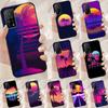 Чехол 80-х Retrowave Неоновые Пальмы для Xiaomi 14 Ultra 15 13 11T 12T 13T 14T Pro POCO X7 Pro X3 X5 X6 M6 F5 F6 Pro