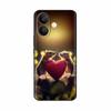 Чехол для Vivo V60 Lite Чехол Сладкое Сердце Любви Цветок Мягкий Силиконовый ТПУ Чехол Для Vivo V60 Lite 4G 5G Чехлы для Телефона Защитный Чехол
