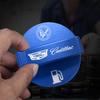 1PC Alloy Car Oil Tank Protector Cover for Cadillac XT4 XT5 XT6 ATSL SRX Auto Emblem Fuel Tank Cap Badge Exterior Accessories