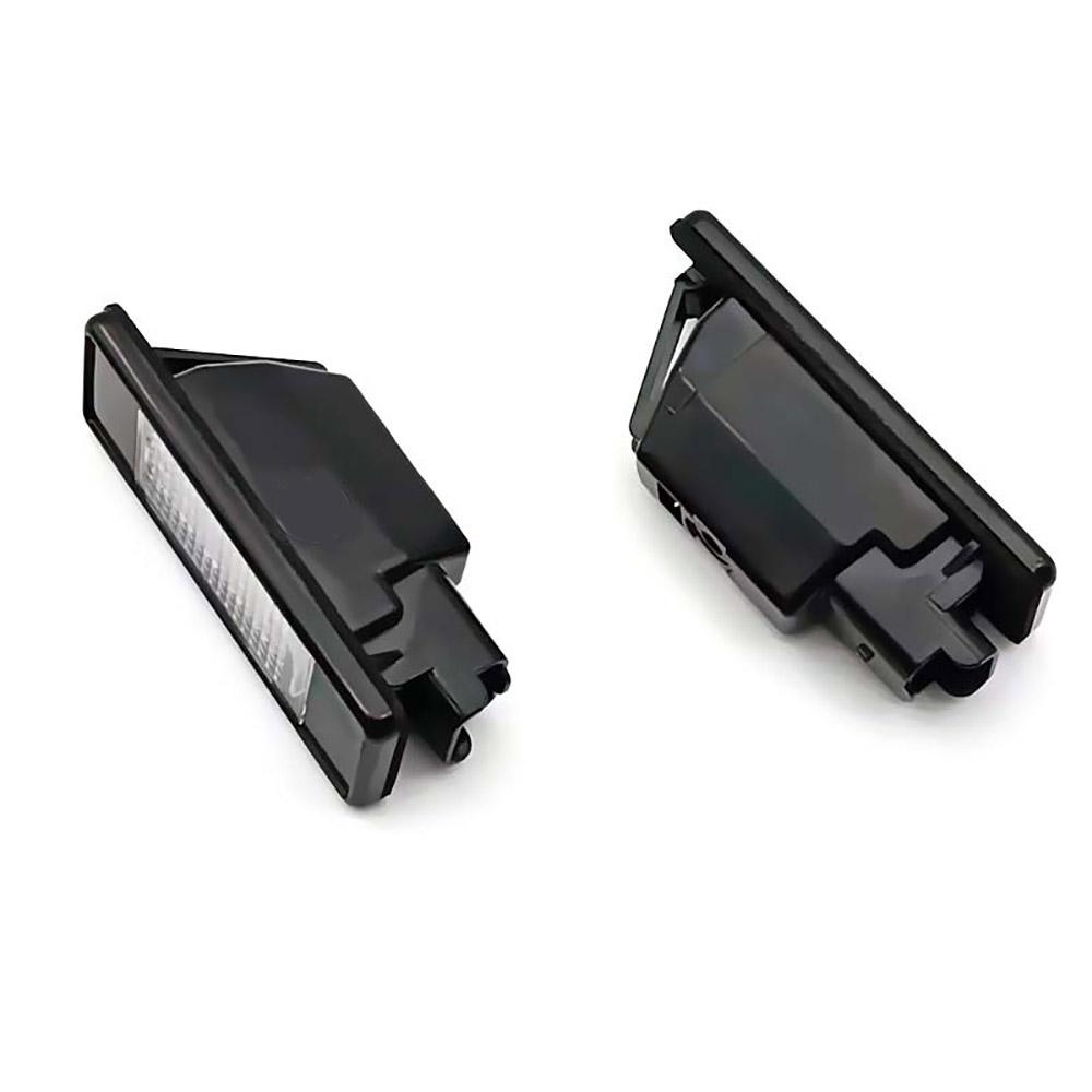 1 пара светодиодных фонарей номерного знака 6340G9 для Peugeot 307 308 406 407 508