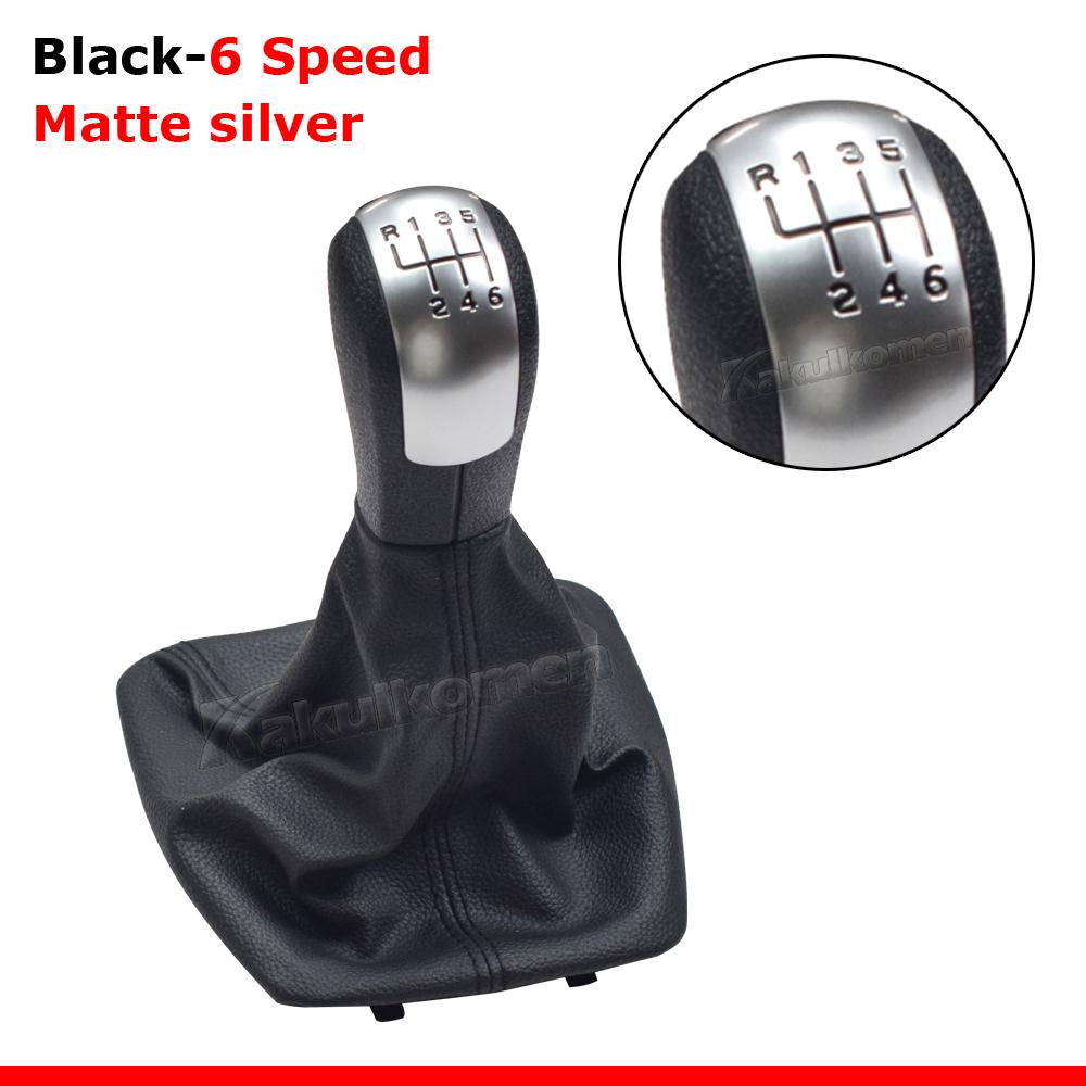 Для Skoda Octavia MK2 A5 A6 2004-2012 Ручка переключения передач 5/6-ступенчатая, Рычаг переключения передач, Чехол-пыльник, Аксессуары для автомобилей