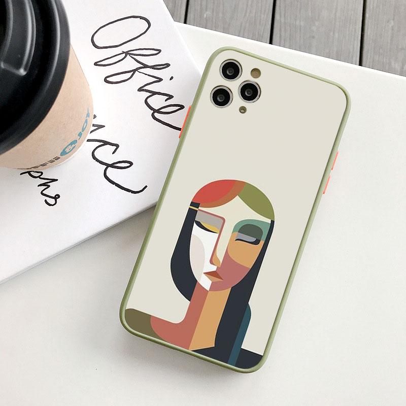 Чехол для телефона с абстрактной картиной Пикассо для iPhone 15 11 12 13 14 Pro MAX Mini 17 16 Pro Max Plus Ударопрочная задняя крышка Fundas