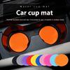 Car Coasters Anti Slip PVC Cup Holder Insert Mats 2.76" Diameter Compact Cup Holders Universal Car Interior Vehicle Accessories