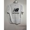 New Balance Футболка Uni Ess Back Big Logo с коротким рукавом Nbnef21423 белая