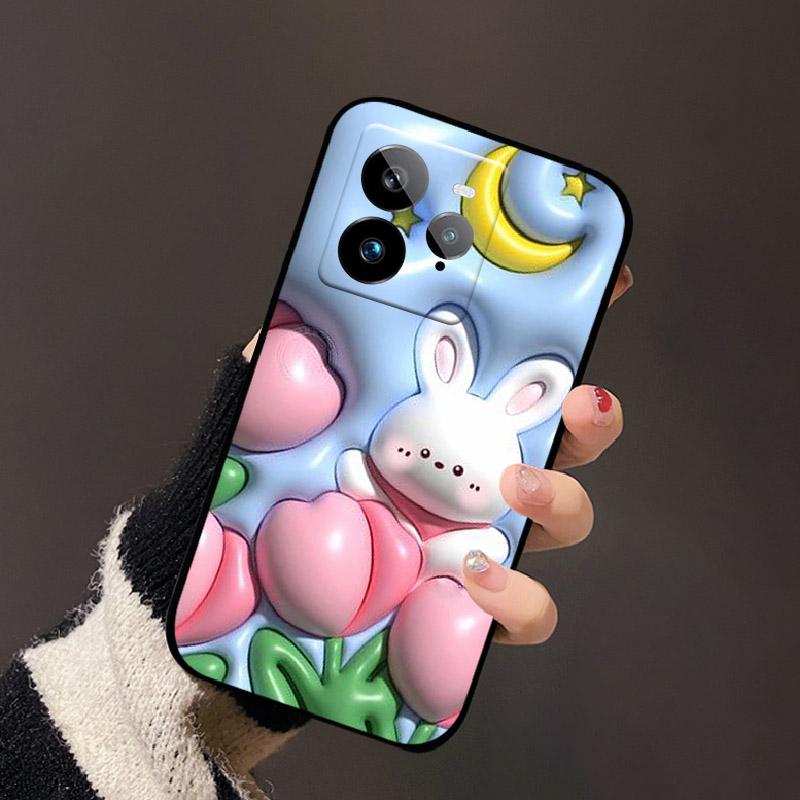 Чехол для Realme GT 7 Pro Роскошный Красивый Ударопрочный Мягкий ТПУ Силикон Задняя Крышка Телефона Для Realme GT7 Pro Чехлы